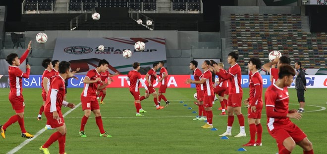 Đội tuyển Việt Nam tự tin chờ đón Iraq tại Asian Cup 2019